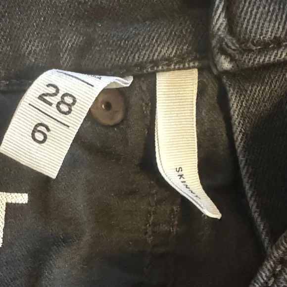 LOFT Charcoal Denim Pants - Picture 3 of 4